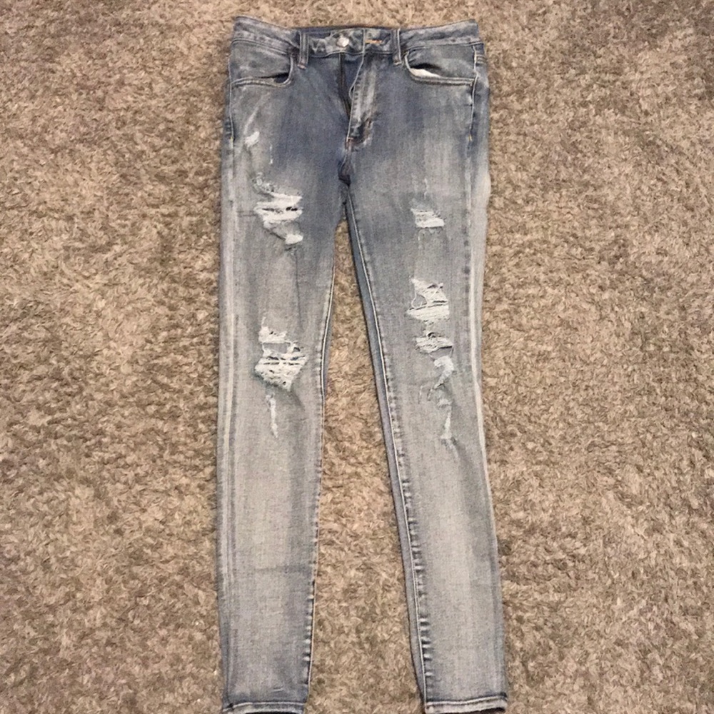 American Eagle Hi-Rise Jeggings. Size 8